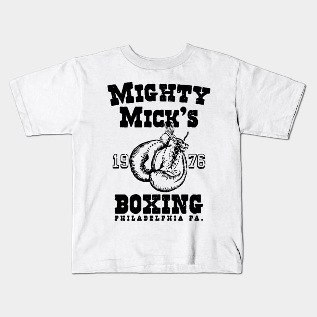 MIGHTY MICKS BOXING Kids T-Shirt by Heulwen Team